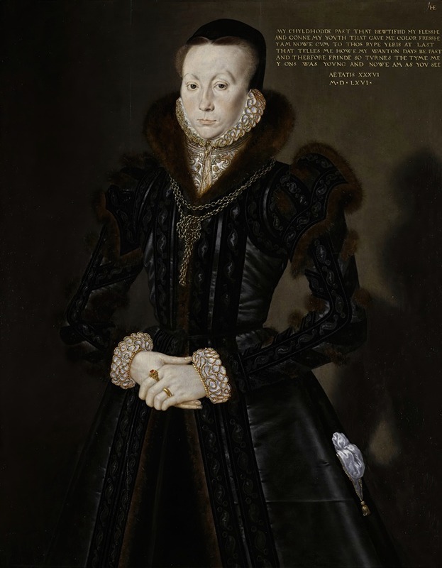 Hans Eworth - Portrait of Joan Thornbury, Mrs Richard Wakeman