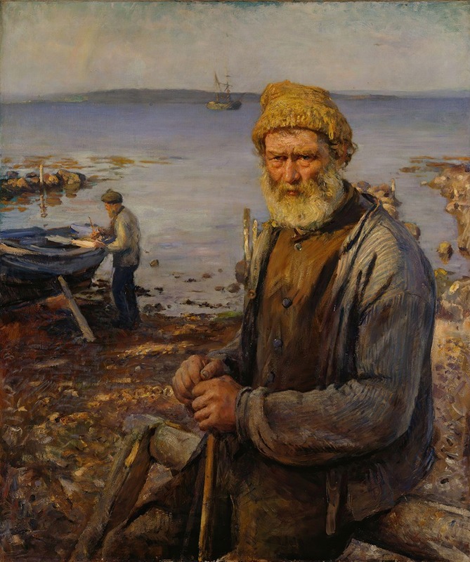 Hans Heyerdahl - The old Fisherman