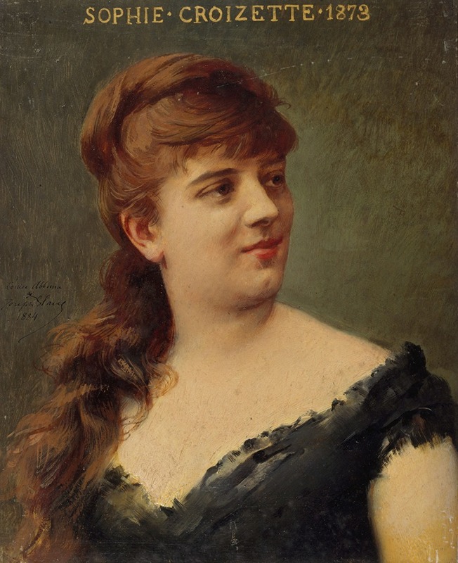 Joseph Blanc - Portrait de Sophie Croizette (1847-1901), sociétaire de la Comédie-Française