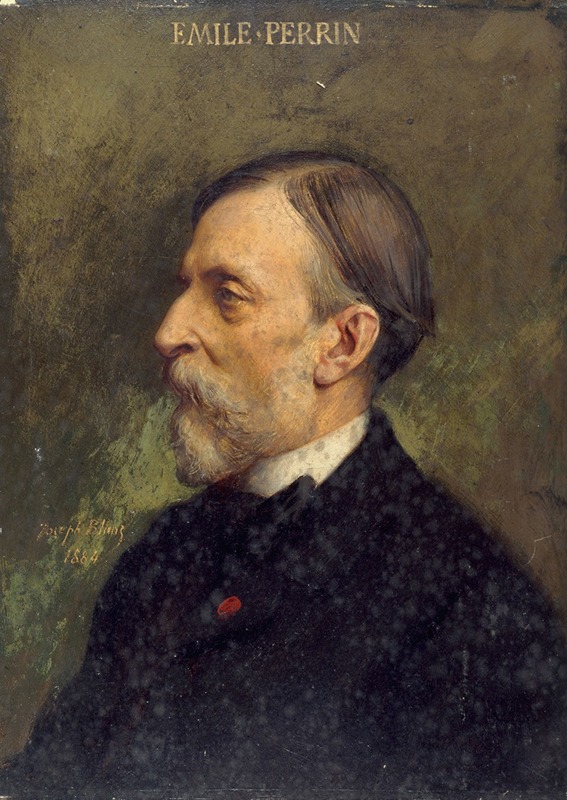 Joseph Blanc - Portrait d’Émile Perrin (1814-1885), administrateur de la Comédie-Française.