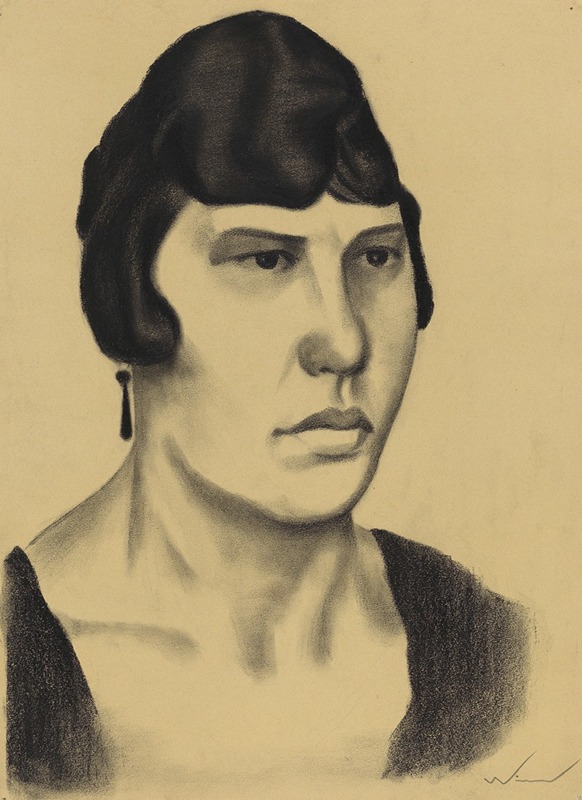 Karl Wiener - weibliches Porträt IV