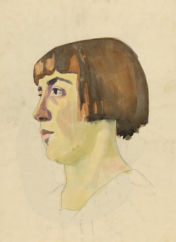 Karl Wiener - weibliches Porträt