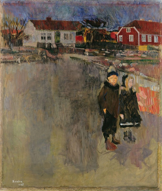 Ludvig Karsten - Spring Evening at Ula