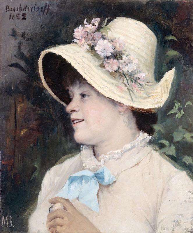 Marie Bashkirtseff - La Parisienne, portrait d’Irma, modèle à l’Académie Julian