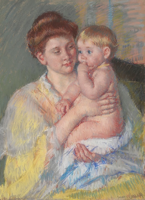 Mary Cassatt - Baby John with Forefinger in His Mouth