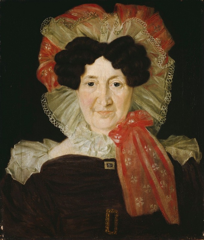Matthias Stoltenberg - Portrait of Mrs. Ingeborg Møinichen