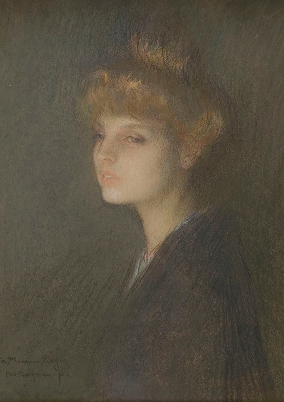 Pascal-Adolphe-Jean Dagnan-Bouveret - Portrait de femme