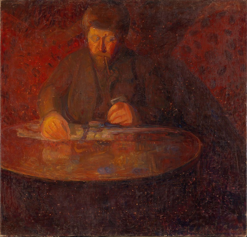Thorvald Erichsen - Portrait of the Painter Wilhelm Wetlesen