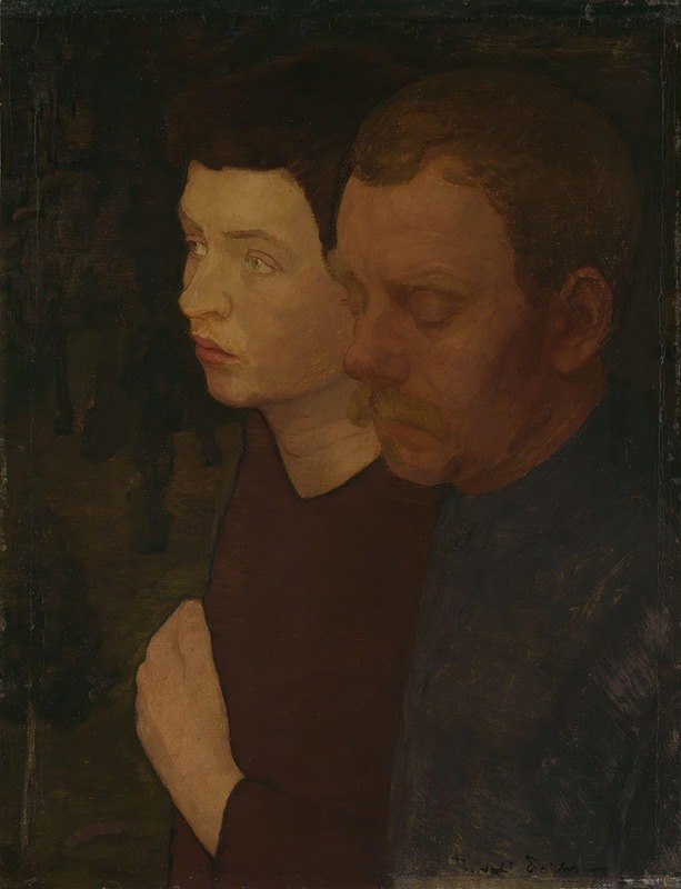 Thorvald Erichsen - Portraits of the Painters Oluf Wold-Torne and Alfred Hauge