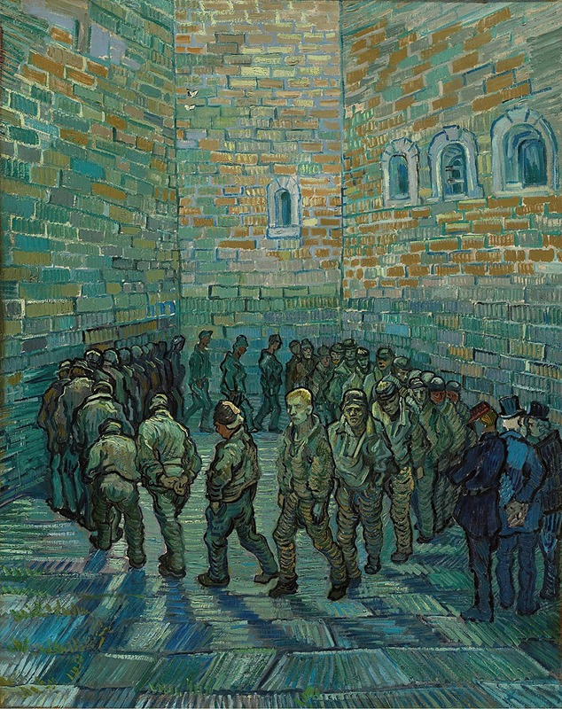 Vincent van Gogh - The Prison Courtyard