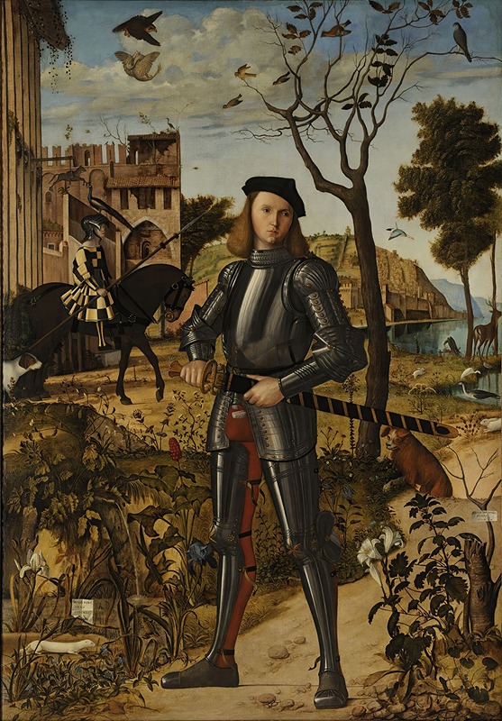 Vittore Carpaccio - Young Knight in a Landscape
