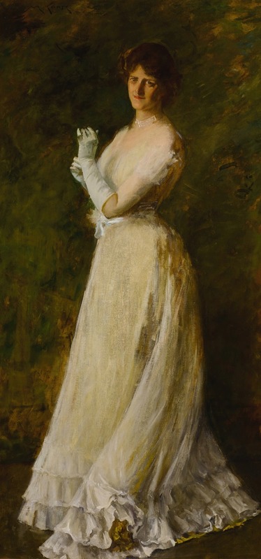 William Merritt Chase - Portrait of Miss B.