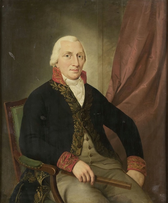 Adriaan de Lelie - Portrait of Albertus Henricus Wiese, Governor-General of the Dutch East Indies