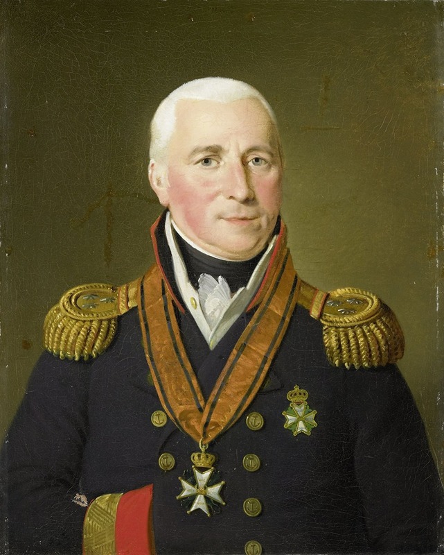 Adriaan de Lelie - Portrait of Gerrit Verdooren (1757-1824), Vice-admiral