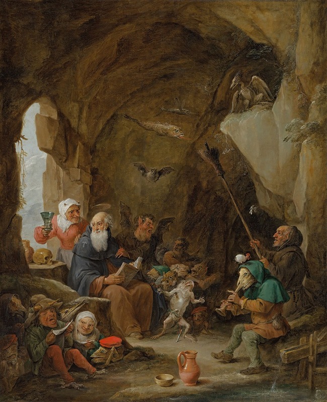 David Teniers The Younger - The Temptation of Saint Anthony