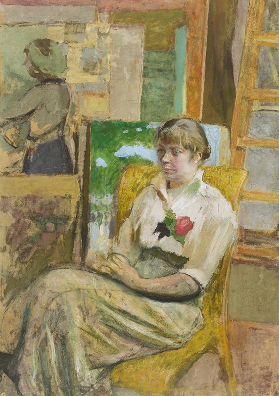 Édouard Vuillard - Le modèle à la rose