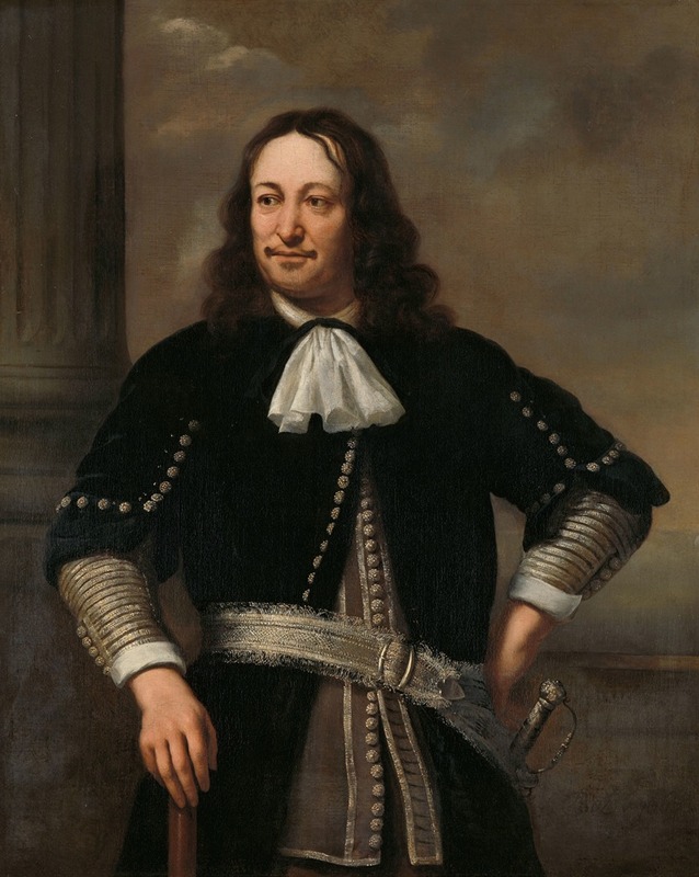 Ferdinand Bol - Portrait of a Naval Officer, probably Vice-Admiral Aert van Nes (1626-1693)