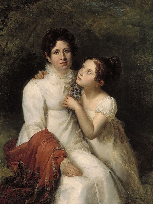 François Gérard - Portrait de Madame Bauquin Du Boulay et de sa nièce Mademoiselle Bauquin de La Souche