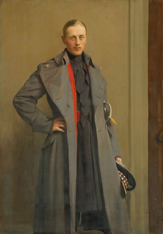 George Spencer Watson - Portrait of 2nd Lieutenant William Gilbert Houldsworth