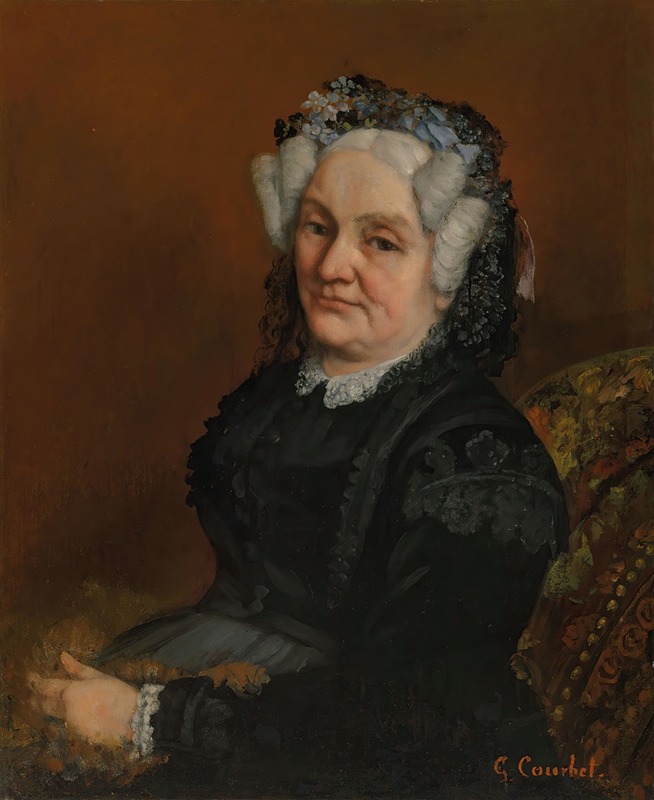 Gustave Courbet - Portrait of Madame Sophie Loiseau