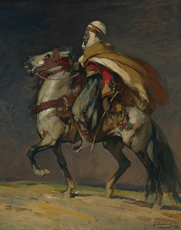 Henri Deluermoz - An Algerian horseman
