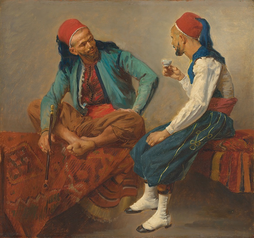Isidore Pils - Two North Africans conversing