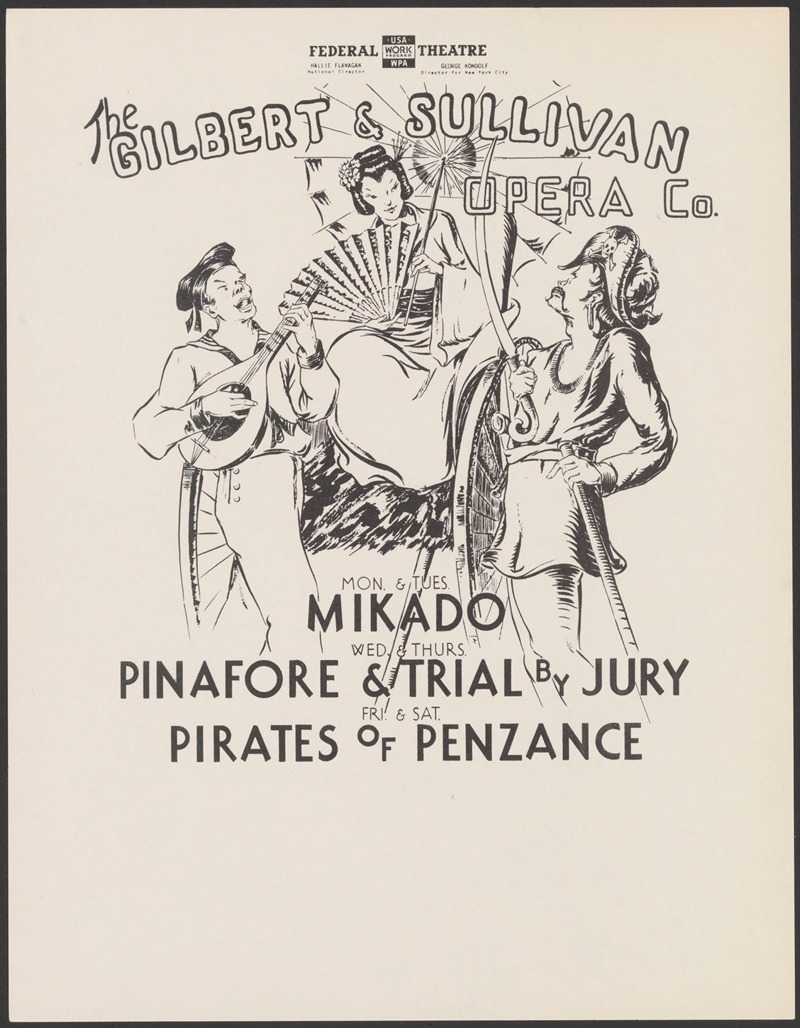 Anonymous - Gilbert and Sullivan Operettas; Mikado; Pinafore;