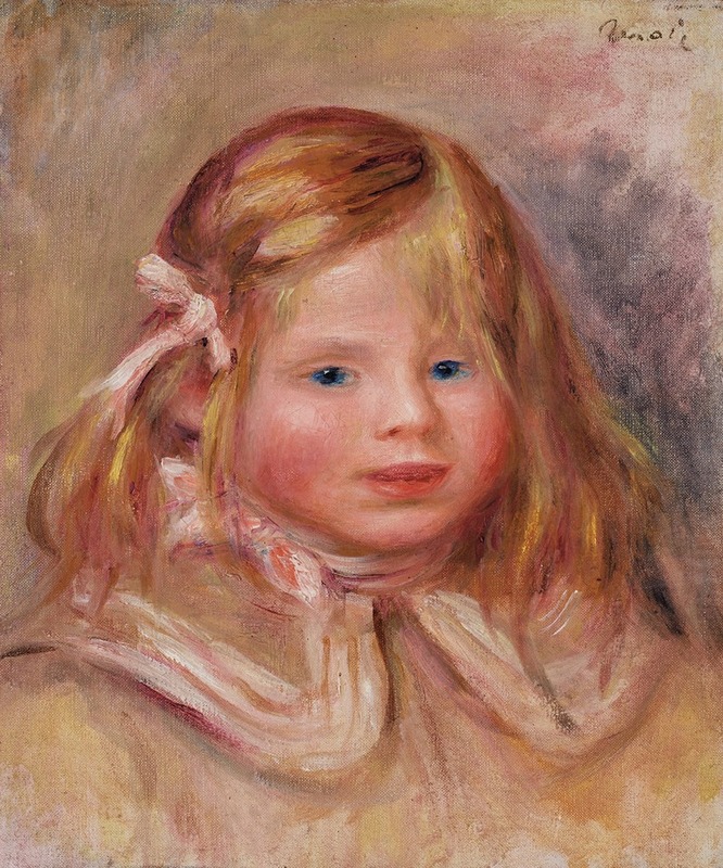 Pierre-Auguste Renoir - Coco au ruban rose
