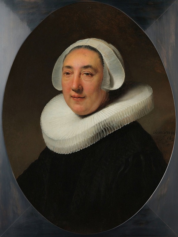 Rembrandt van Rijn - Portrait of Haesje Jacobsdr van Cleyburg