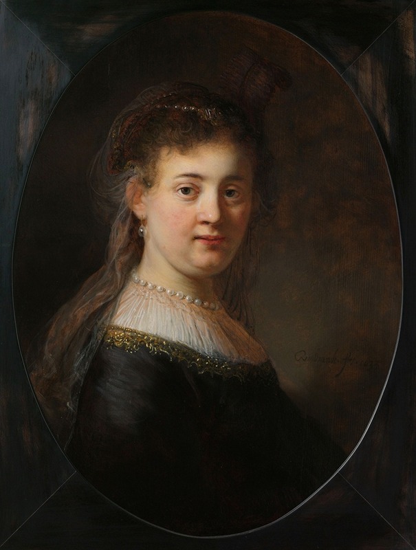 Rembrandt van Rijn - Young Woman in Fantasy Costume