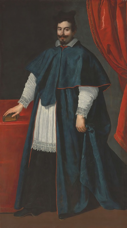 Tiberio Tinelli - Portrait of a prelate in choir dress
