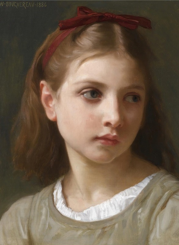 William Bouguereau - Une petite fille