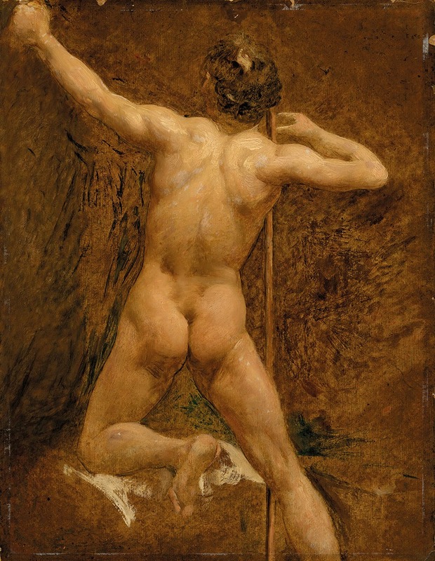 William Etty - Male nude