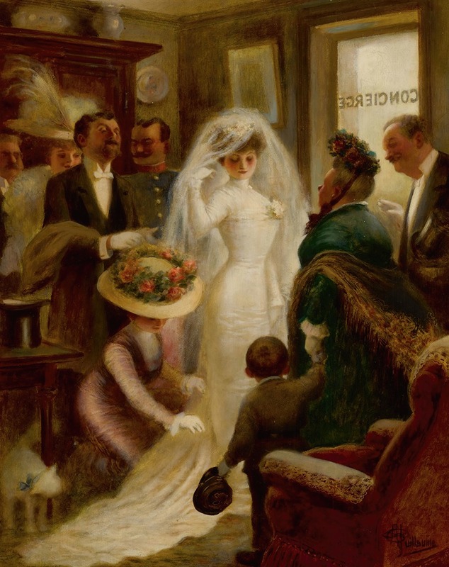 Albert Guillaume - Wedding day