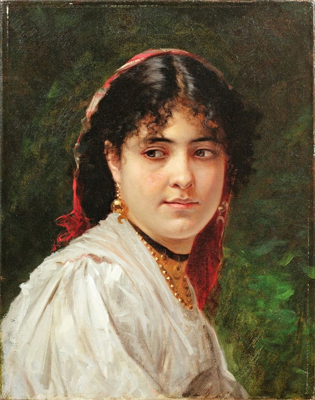 Alexandre Cabanel - Portrait of a young italian woman