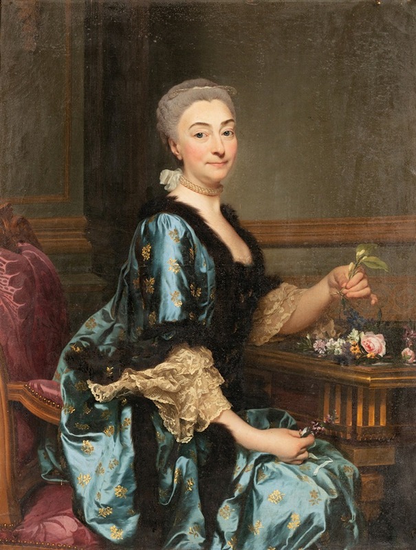 Alexander Roslin - Portrait of Marguerite de Conzié