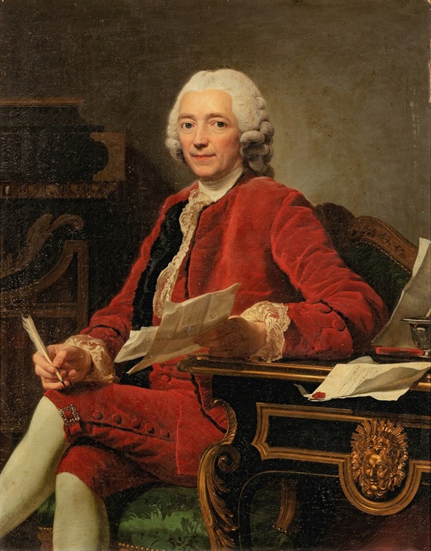 Alexander Roslin - Portrait of Louis de Conzié