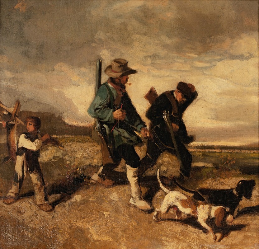 Alexandre-Gabriel Decamps - Return from the hunt