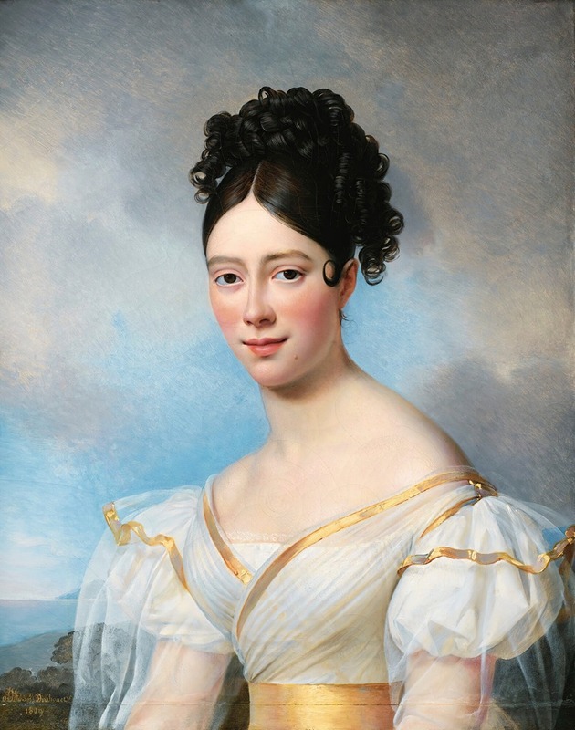 Alexandre-Jean Dubois-Drahonet - Presumed portrait of Maria Malibran