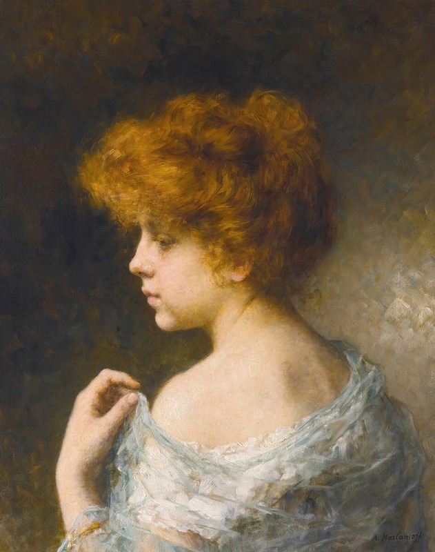 Alexei Harlamoff - Young girl with red hair