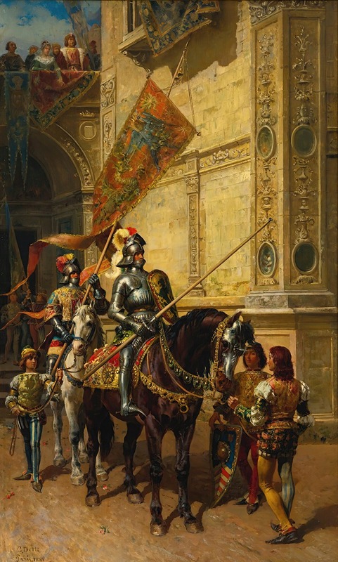 Cesare Auguste Detti - To the joust