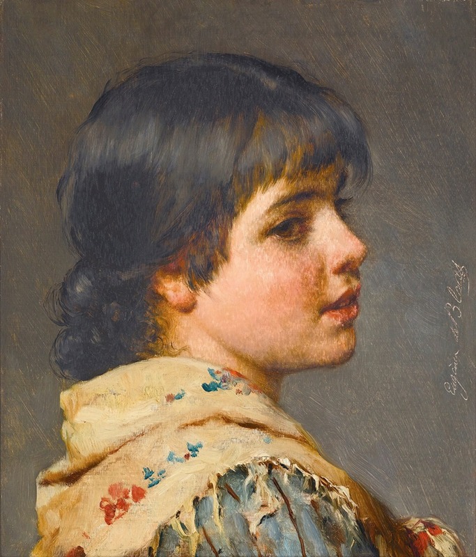 Eugen von Blaas - A venetian girl