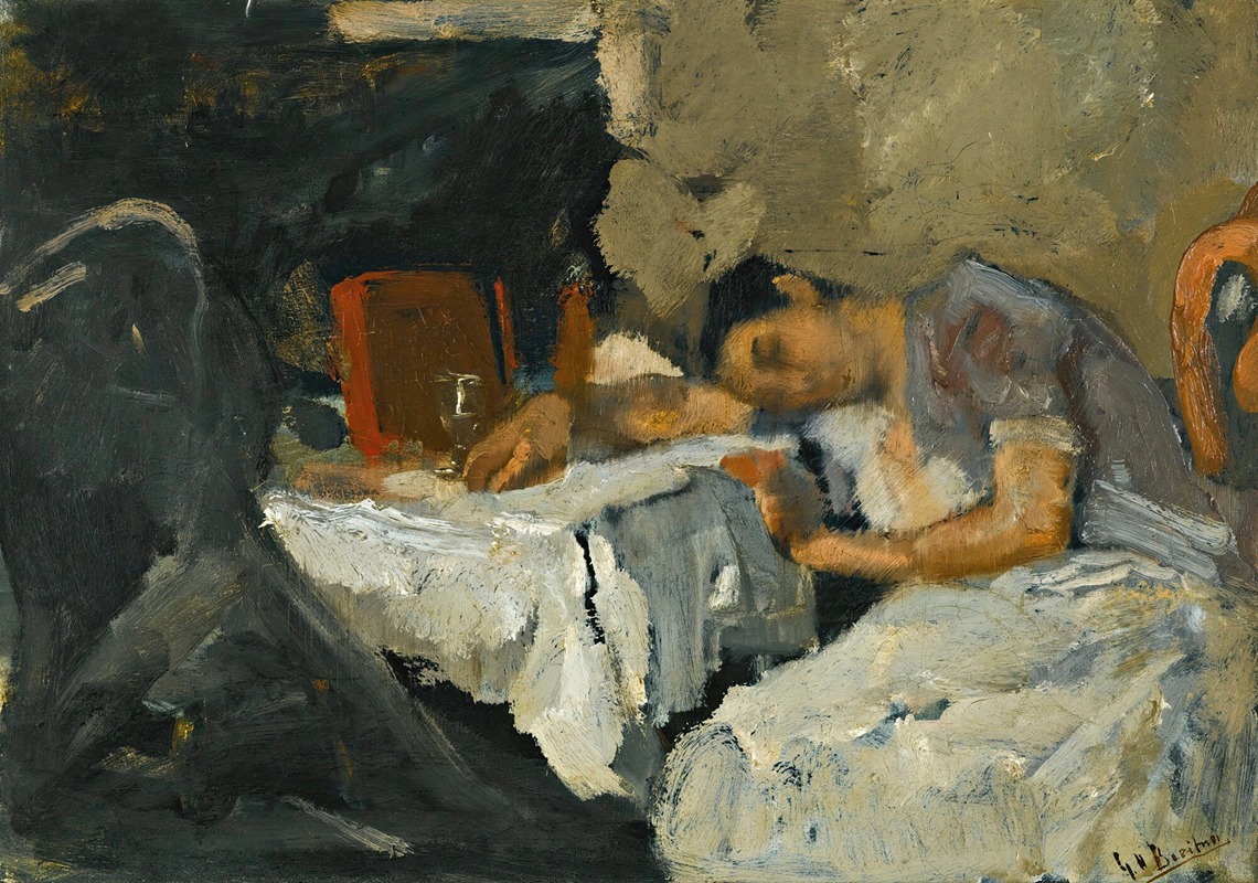 George Hendrik Breitner - Sleeping girl