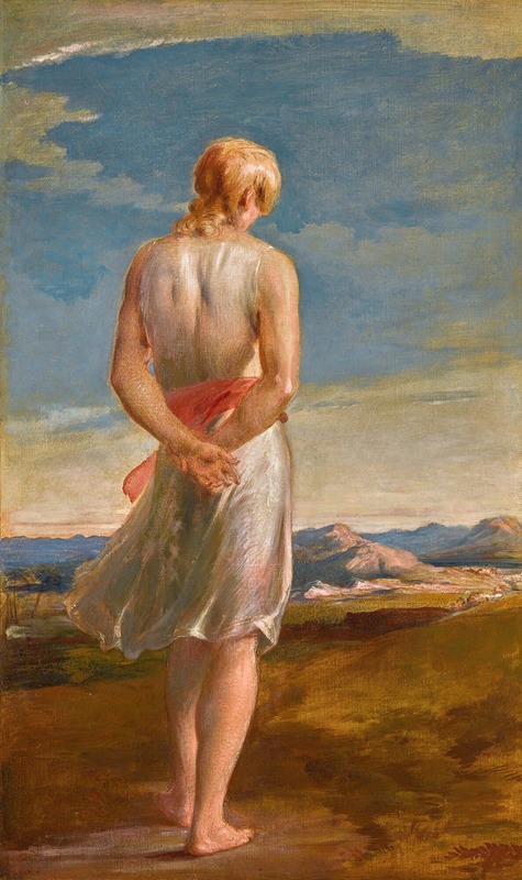 George Richmond - Isaac going forth to meditate at the eventide