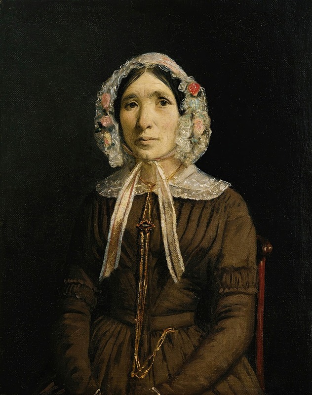 Jean-Baptiste-Camille Corot - Femme au bonnet de dentelle