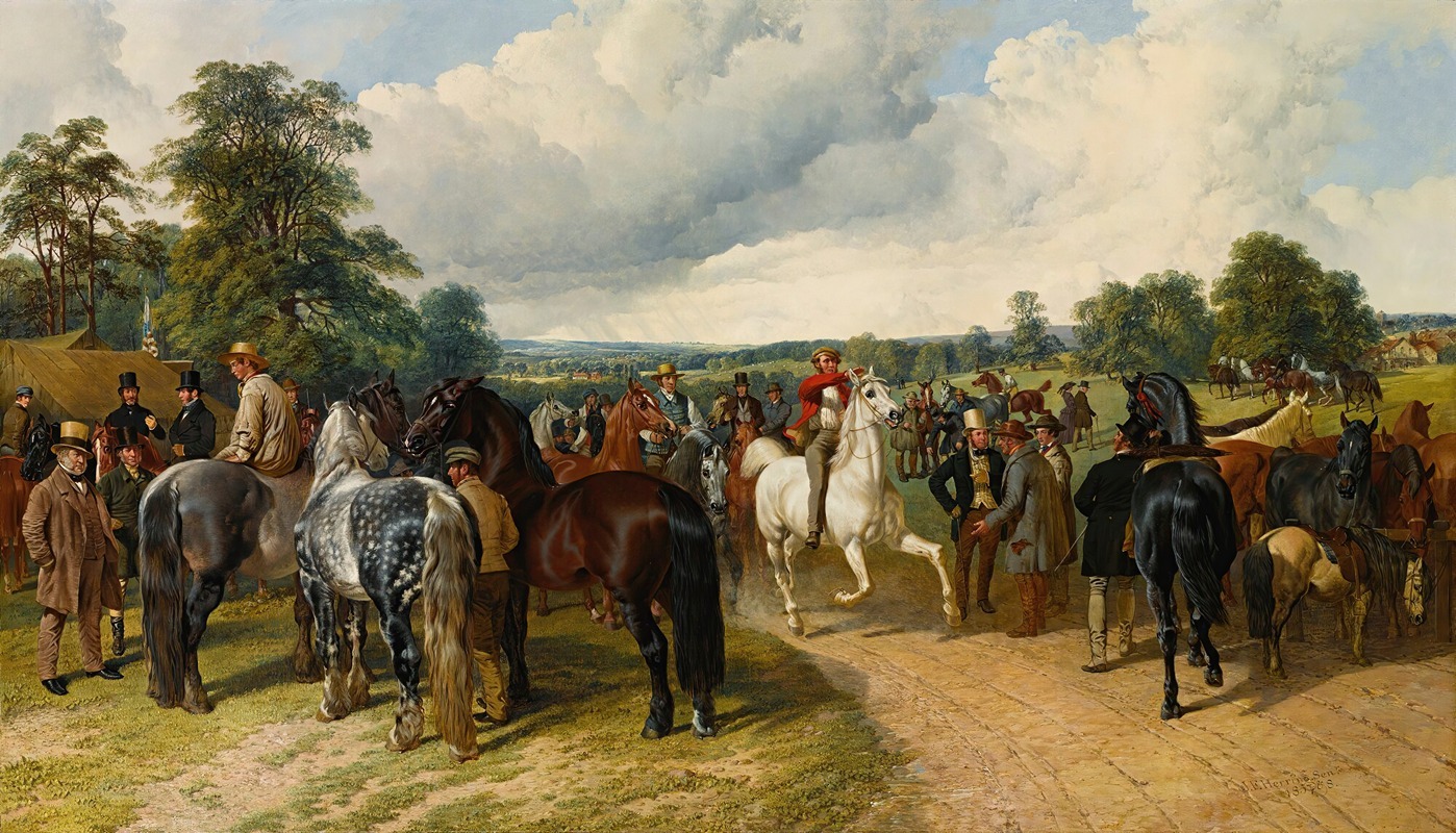 John Frederick Herring Snr. - A horse fair on Southborough Common