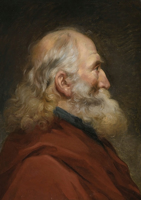 Joseph-Marie Vien - Study of head of a bearded man