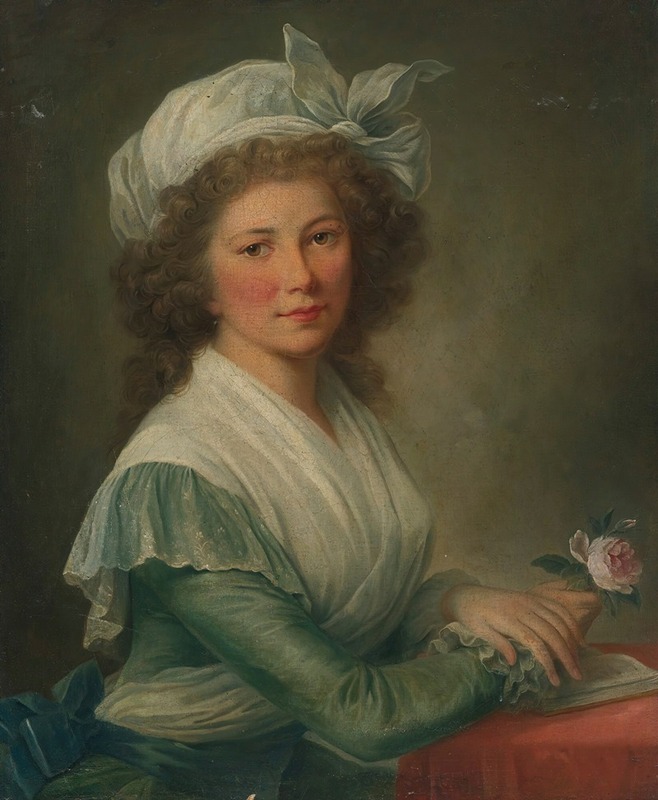 Marie Victoire Lemoine - Portrait of a young lady