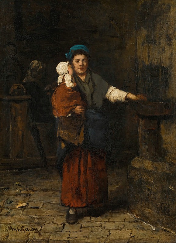 Mihály Munkácsy - Mother and child