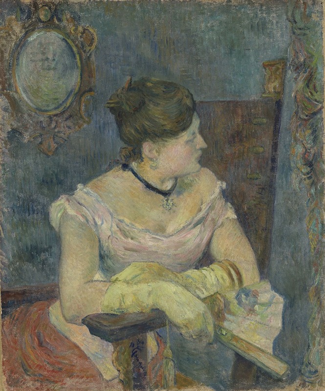 Paul Gauguin - Madame Mette Gauguin in Evening Dress